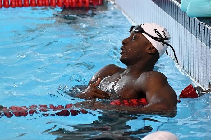 swimming gold medalist