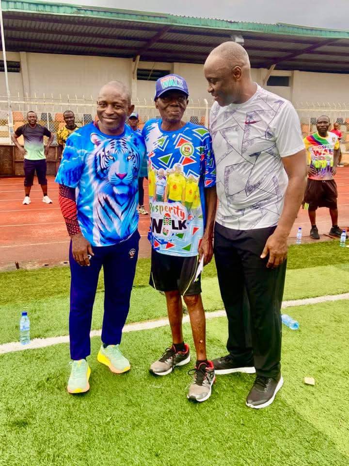 Daniel Igali, Pa Foster, Hon Daniel Charles